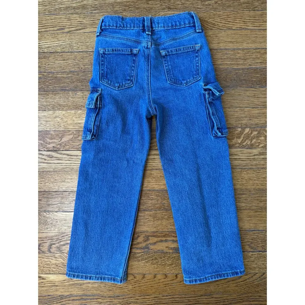 Old Navy Girls' Cargo Jeans Size 5